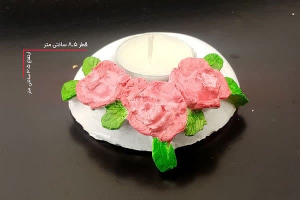 قالب سیلیکونی جا وارمری طرح گل کد ۵۳۵۲