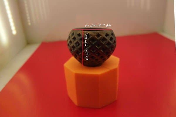 قالب سیلیکونی گلدان طرح لوزی کد ۵۳۵۵