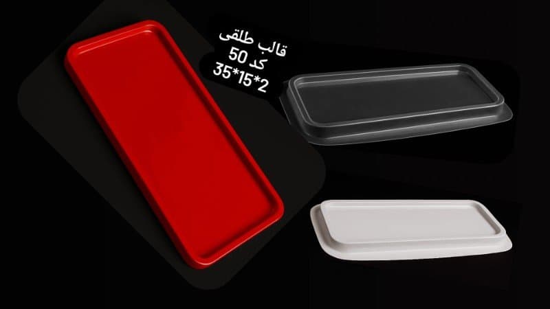 قالب طلقی مستطیل بزرگ کد ۵۰