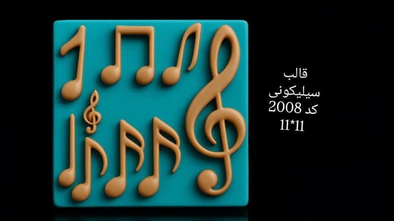 قالب سیلیکونی ساز موسیقی کد ۲۰۰۸/۰۸/۰۵۹