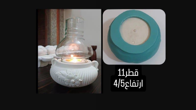 قالب سیلیکونی جا وارمری گلدار کد ۵۷۱۶