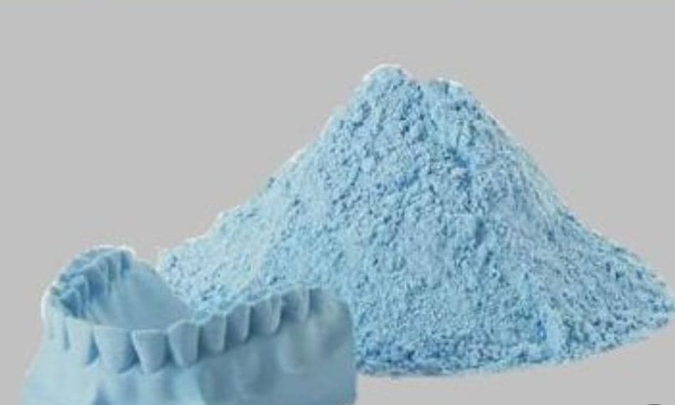 گچ دندانپزشکی آبی