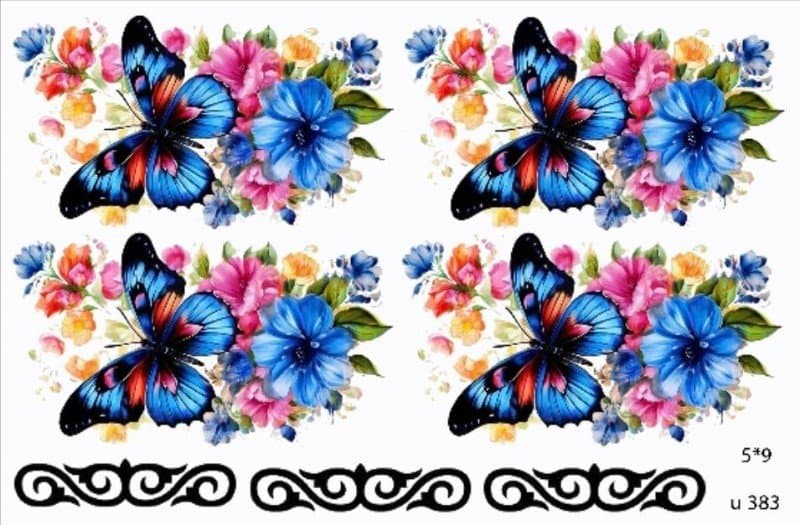 ریبون پروانه کد U383