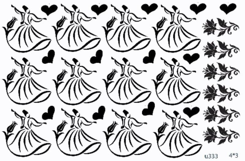 ریبون عاشقانه کد U333