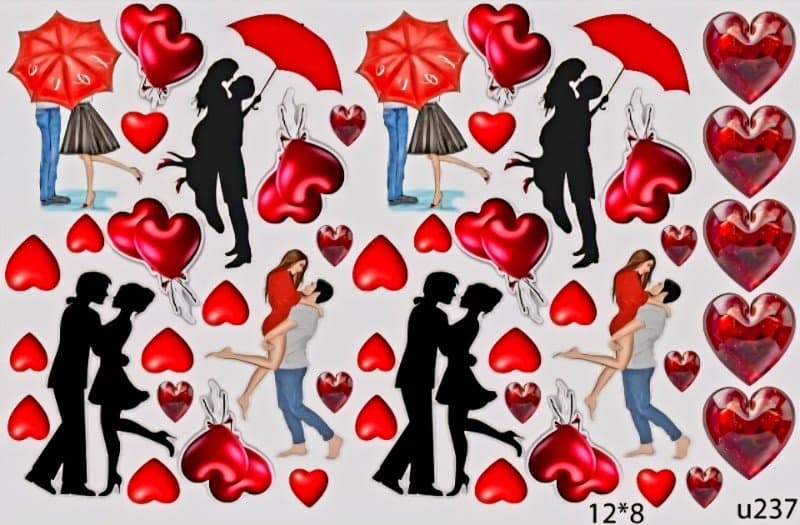 ریبون عاشقانه کد U237